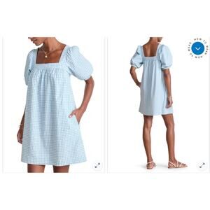 Vineyard Vines Women's Harbor Square Neck Dress  small